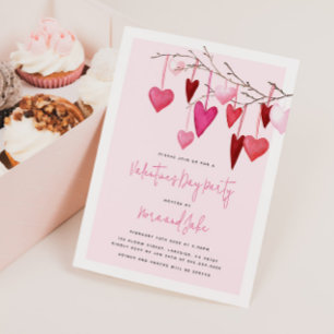 Valentinstag-Party Einladung