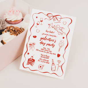 Valentinstag-Party Einladung
