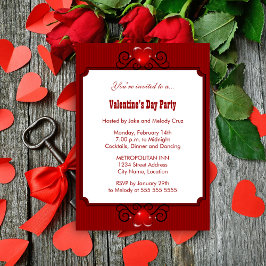 Valentinstag-Party Einladung