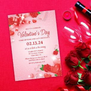Valentinstag-Party Einladung