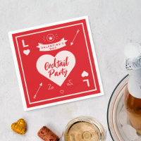 Valentinstag Party Herz und Liebe Rot