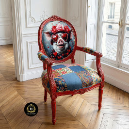 Valentinstag Pig Decoupage Seidenpapier