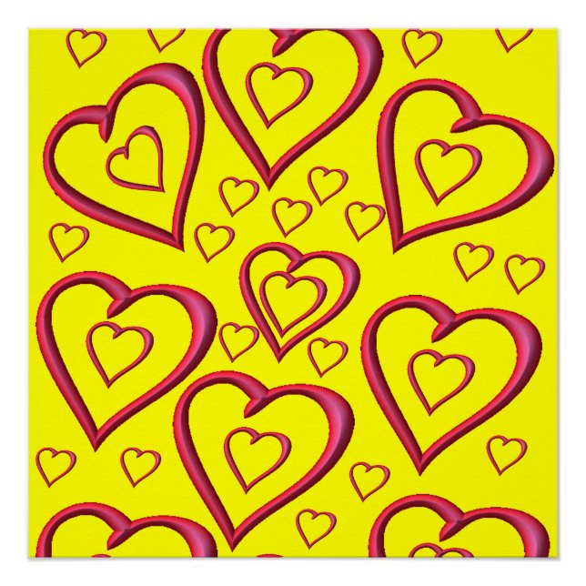 Valentinstag-Plakat Poster (Vorderseite)