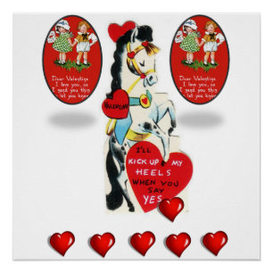 Valentinstag-Plakat Poster