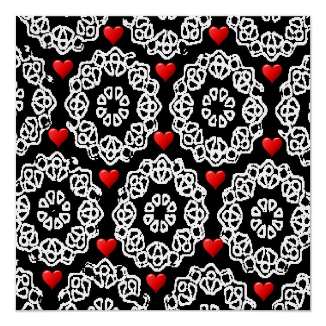 Valentinstag-Plakat Poster (Vorderseite)
