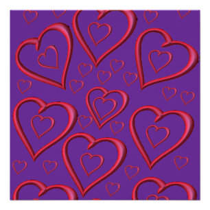Valentinstag-Plakat Poster