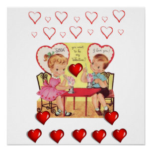 Valentinstag-Plakat Poster