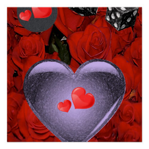 Valentinstag-Plakat Poster