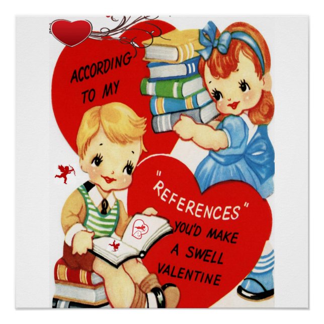 Valentinstag-Plakat Poster (Vorderseite)
