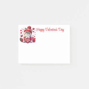 Valentinstag post-it klebezettel