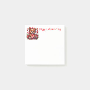 Valentinstag post-it klebezettel