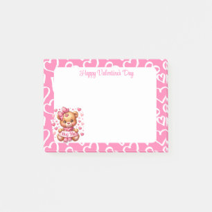 Valentinstag post-it klebezettel