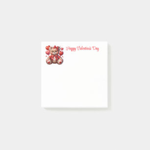 Valentinstag post-it klebezettel