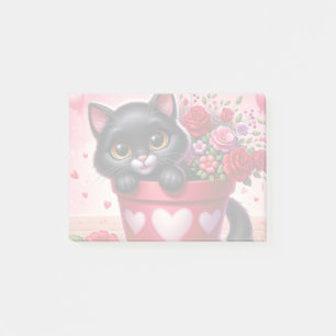 Valentinstag post-it klebezettel