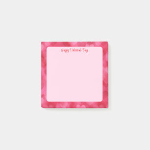 Valentinstag post-it klebezettel