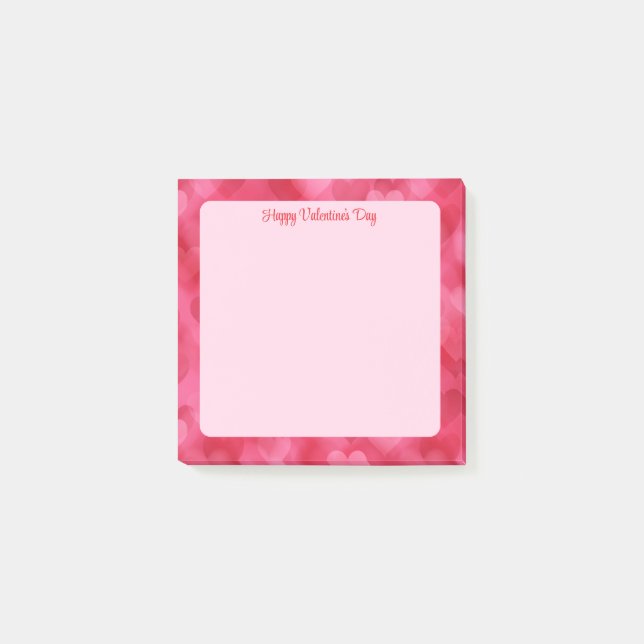 Valentinstag  post-it klebezettel (Vorderseite)