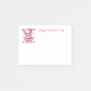 Valentinstag post-it klebezettel