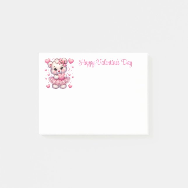 Valentinstag  post-it klebezettel (Vorderseite)