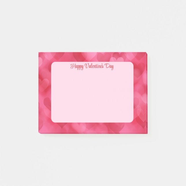 Valentinstag  post-it klebezettel (Vorderseite)