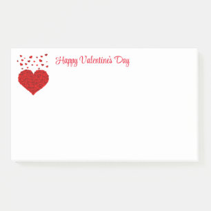 Valentinstag post-it klebezettel