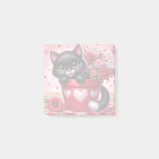 Valentinstag  post-it klebezettel (Vorderseite)