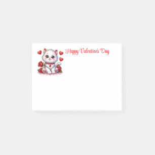 Valentinstag post-it klebezettel