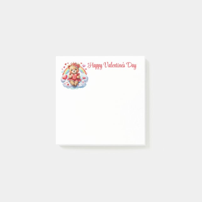 Valentinstag  post-it klebezettel (Vorderseite)
