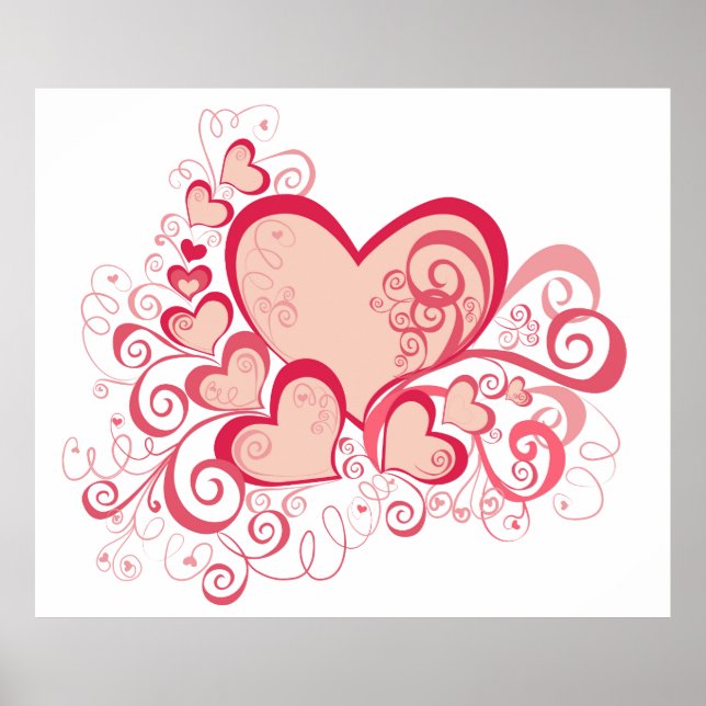 Valentinstag-Poster Poster (Vorne)