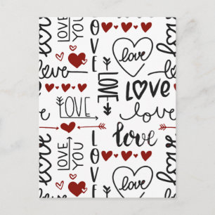 Valentinstag Postkarte