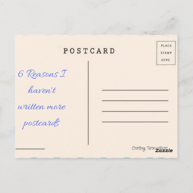 Valentinstag Postkarte (Rückseite)