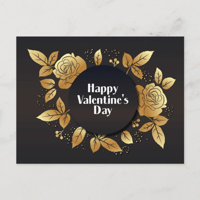 Valentinstag Postkarte (Vorderseite)