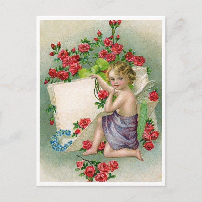 Valentinstag Postkarte (Vorderseite)