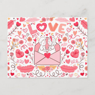 Valentinstag Postkarte