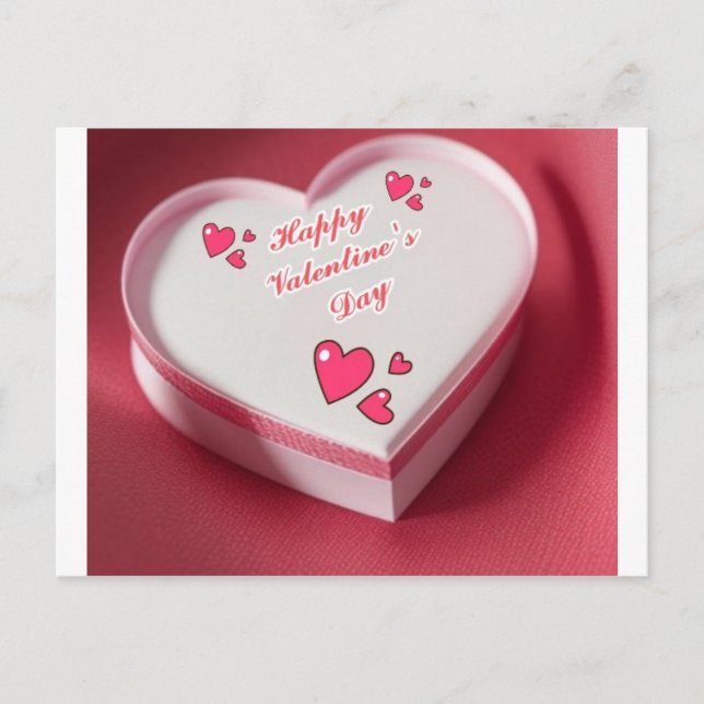 Valentinstag Postkarte (Vorderseite)
