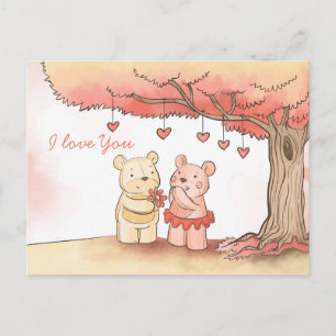 Valentinstag Postkarte