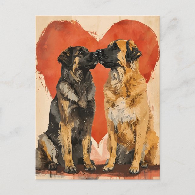 Valentinstag Postkarte (Vorderseite)
