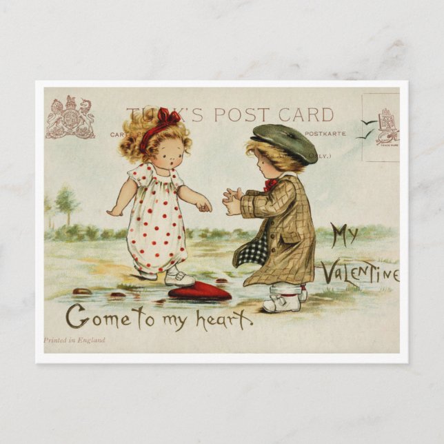 Valentinstag Postkarte (Vorderseite)