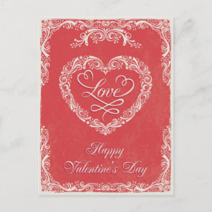 Valentinstag-Postkarte Feiertagspostkarte