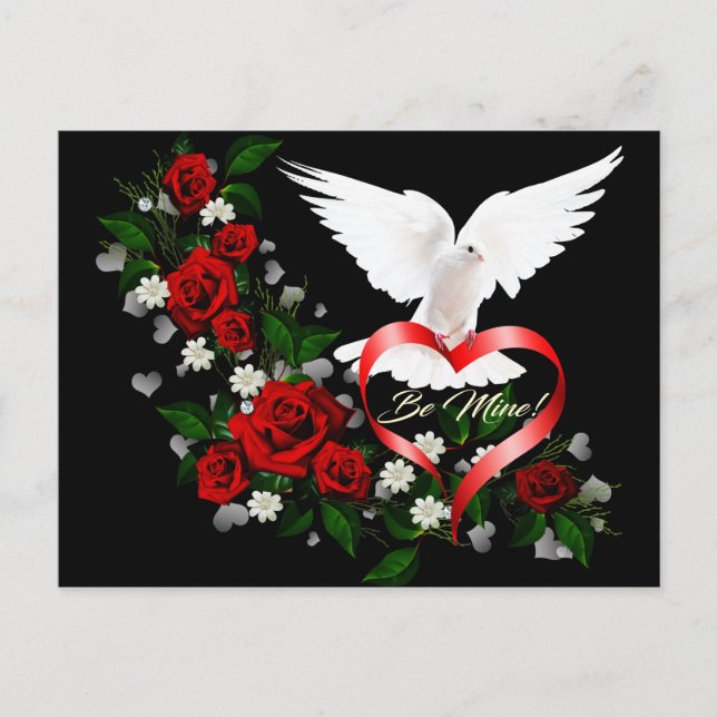 Valentinstag-Postkarte Feiertagspostkarte (Vorderseite)