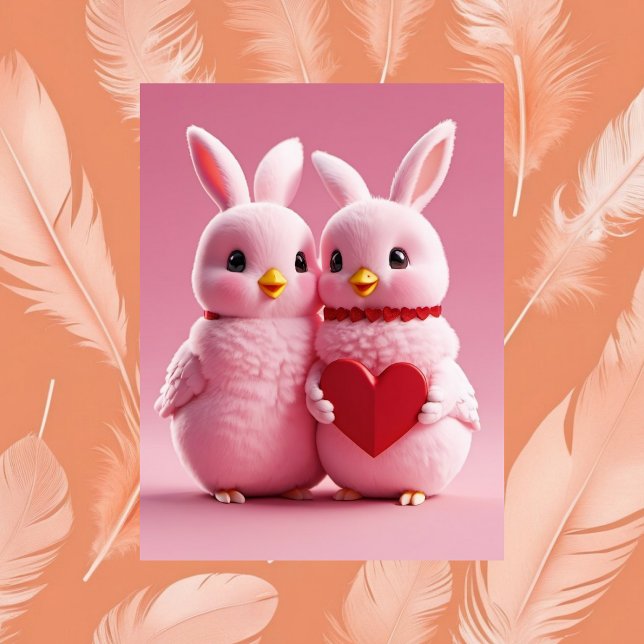 Valentinstag, Postüberquerung Postkarte (Von Creator hochgeladen)