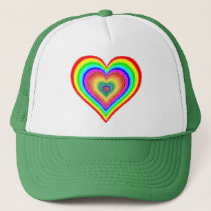 Valentinstag Rainbow Liebe Symbol-25543 Truckerkappe
