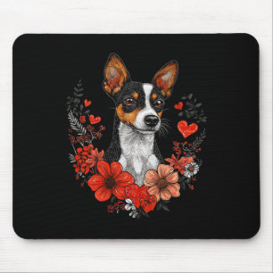 Valentinstag Ratt Terrier Hund  Mousepad