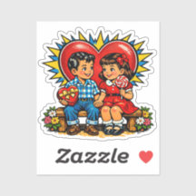 Valentinstag | Retro Pop Art Vintage
