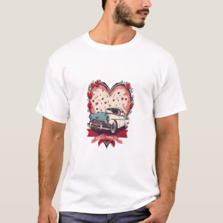Valentinstag, Retro-Romanze T-Shirt