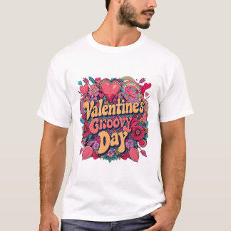 Valentinstag, Retroclipart T-Shirt