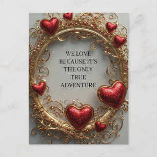 Valentinstag Romantische Dekoration Feiertagspostkarte