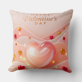 Valentinstag - Romantischer Herzschlag Cushio Kissen