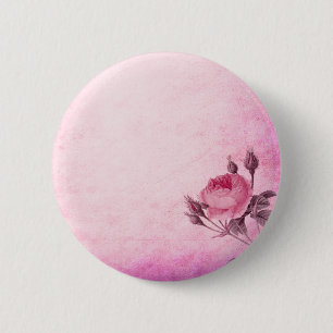 Valentinstag Rose Button