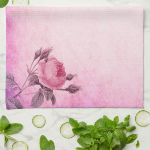 Valentinstag-Rose Geschirrtuch