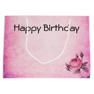 Valentinstag Rose Große Geschenktüte